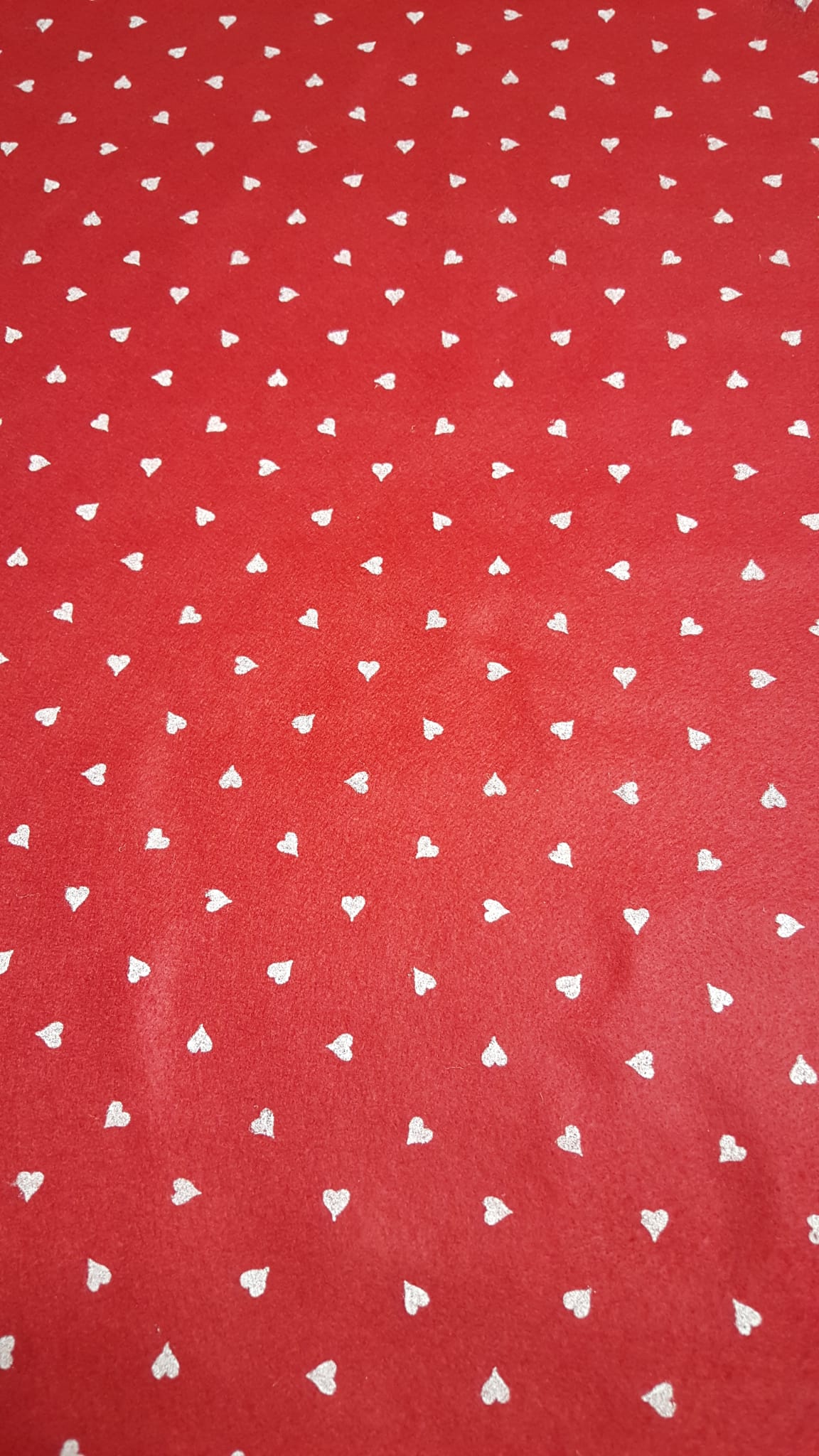 Pannolenci Rosso a Cuori 40x60cm