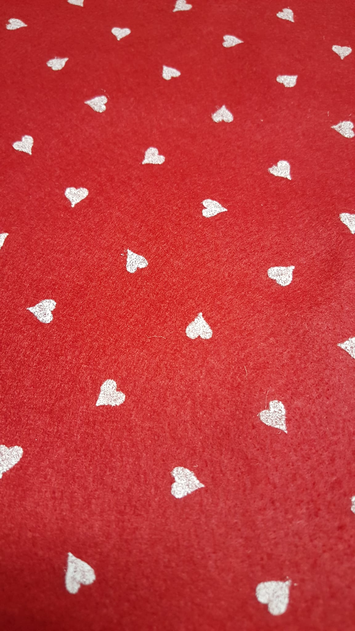 Pannolenci Rosso a Cuori 40x60cm - immagine 2